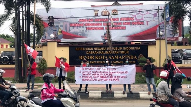 Tolak Omnibus Law, Mahasiswa di Samarinda Divonis 5 Bulan 15 Hari