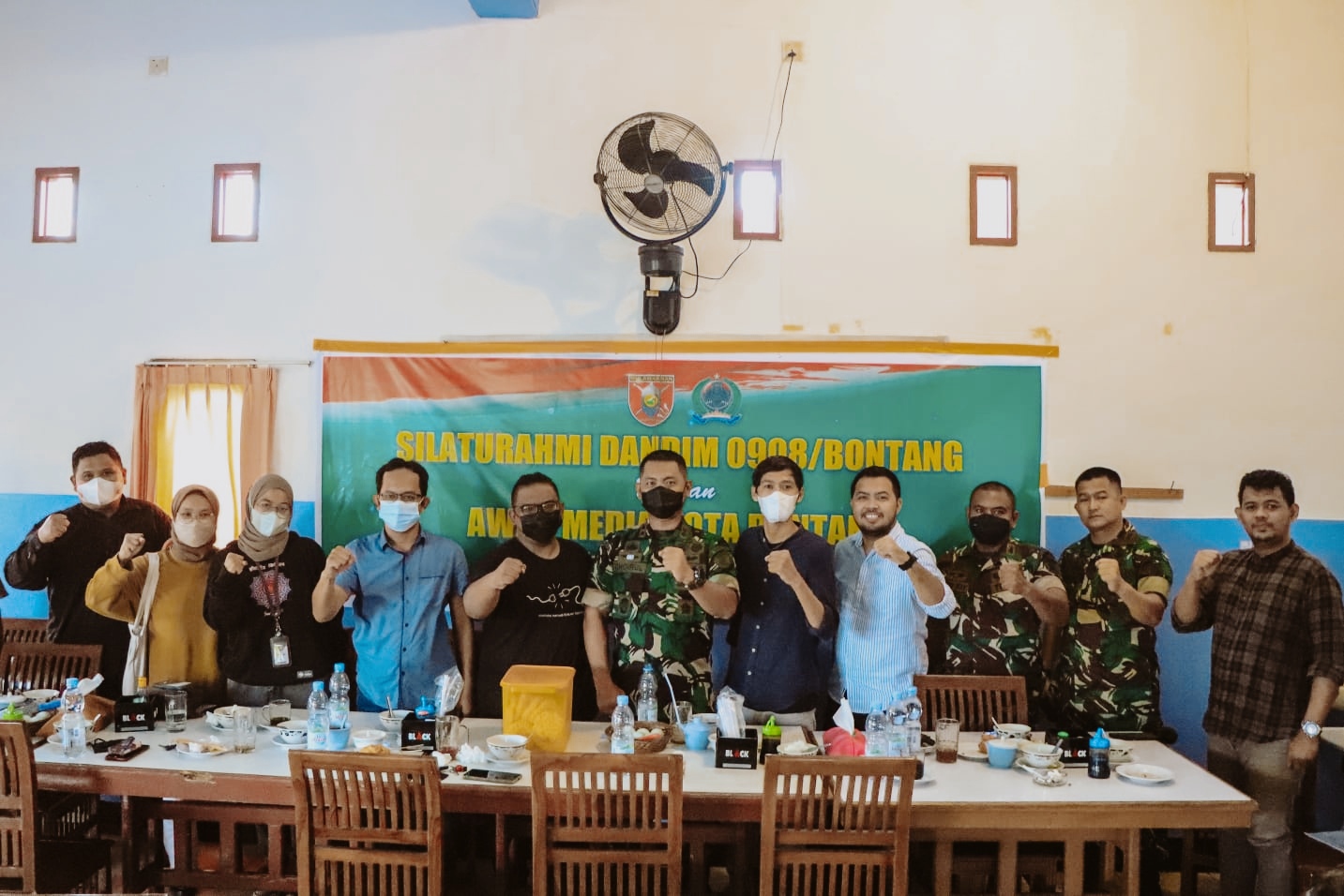 PWI Bontang dan Dandim Bersilaturahmi, Siap Sukseskan Pekan Pers Bontang 2022