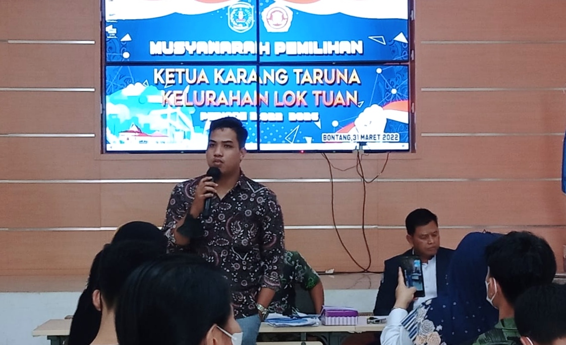 Ungguli 2 Pesaingnya, Fachrul Rasyid Terpilih Ketua Karang Taruna Lok Tuan