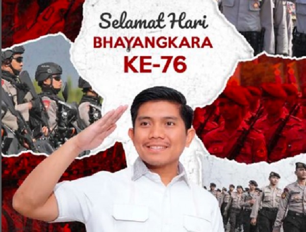 HUT Bhayangkara ke-76, Begini Harapan Ketua DPRD Bontang