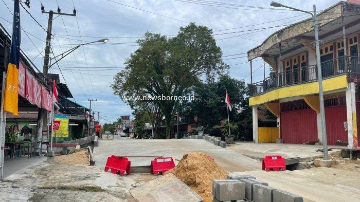 Akses Jalan Perikesit, Kota Bontang dijadwalkan akan kembali difungsikan September mendatang.