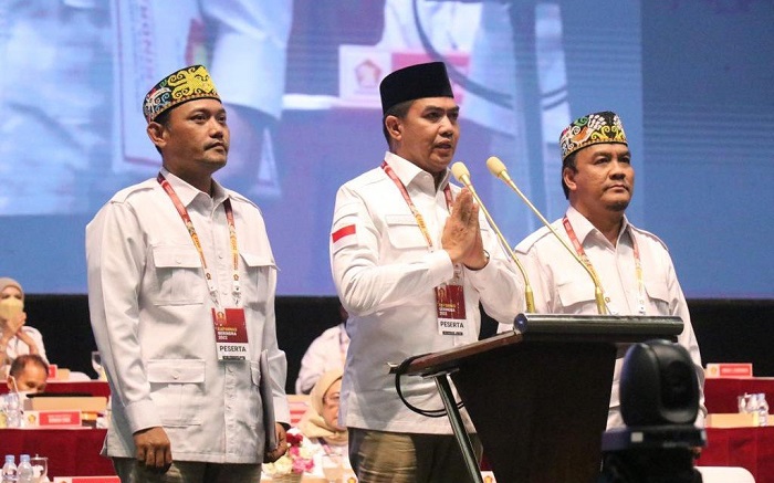 Tampil di Rapimnas Gerindra, Andi Harun Siap Menangkan Prabowo di Pilpres 2024
