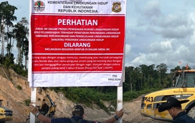 Aktivitas Tambang Batu Bara Ilegal Ditemukan di Hutan Produksi Kutai Barat