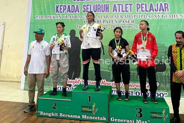 Gulat Bontang Tambah Satu Medali Perunggu di POPDA Kaltim 2022