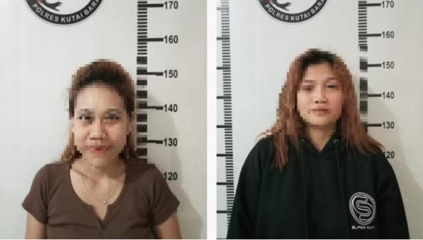 Dua Wanita Pemandu Lagu di Kutai Barat Ditangkap Polisi Gegara Sabu