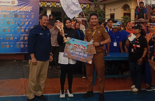 Turnamen Bola Voli Putri Antar Kelurahan se-Bontang Resmi Berakhir, Tanjung Laut jadi Juara Baru