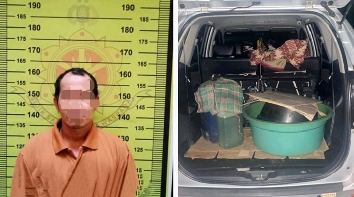 Polisi Ciduk Penimbun BBM Subsidi di Lok Tuan