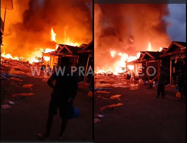 Kebakaran di Batu Ampar Kutai Timur, Warga Terpaksa Gunakan Ekskavator