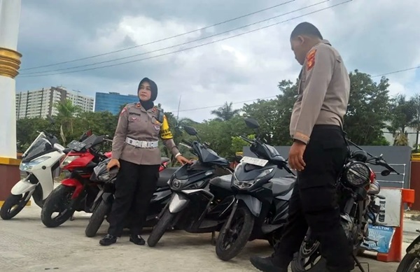 Polresta Balikpapan Sita 210 Knalpot Bising Kurun Dua Bulan