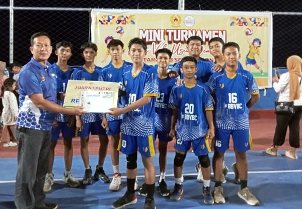 Turnamen Bola Voli Usia Dini Bontang Sukses Digelar, Bhayangkara Bontang Raih Juara 1 Putra