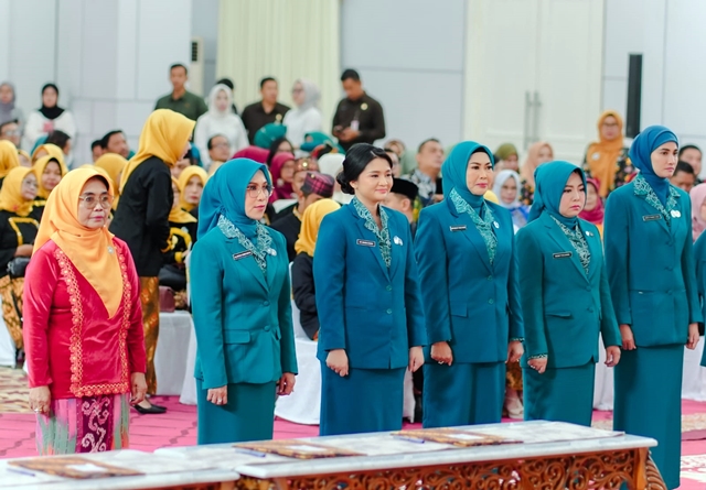 Wali Kota Bontang Resmi Jabat Bunda PAUD Kota Bontang, Istri Agus Haris Dipercaya Ketua TP PKK