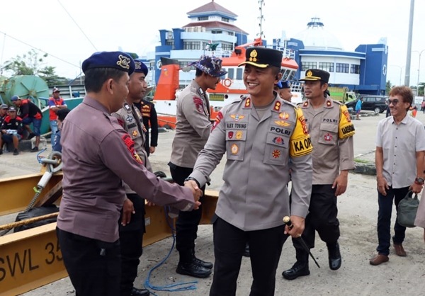 Jelang Lebaran, Pengamanan Pelabuhan dan Destinasi Wisata di Bontang Diperketat