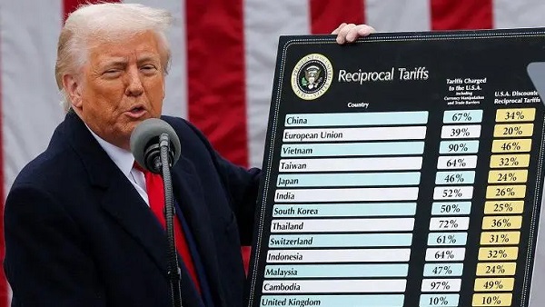 Presiden Trump Umumkan Tarif Baru, Indonesia Dikenakan Bea Masuk 32 Persen