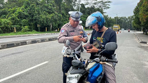 521 Kendaraan Diperiksa Satlantas Bontang, Ini Hasilnya