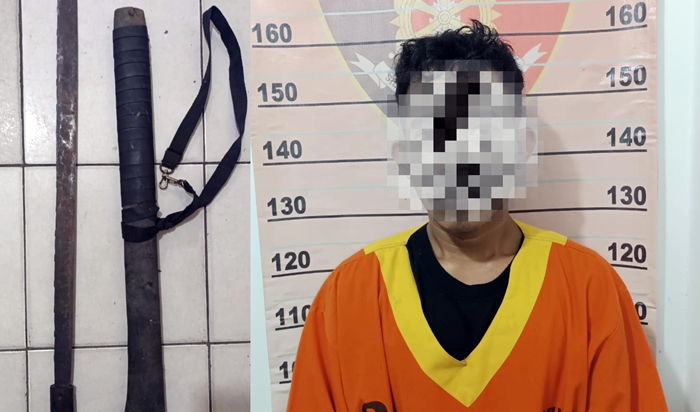 Sakit Hati, Pria di Balikpapan Tebas Mantan Pacar hingga Jari Nyaris Putus