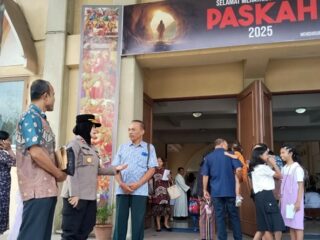 Polres Bontang Kaltim Kerahkan 56 Personel Amankan Ibadah Kenaikan Isa Almasih 2025