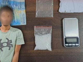Lagi Berdiri di Pinggir Jalan, Pria di Kukar Ini Dibekuk Polisi dengan Sabu 31 Gram