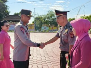 Momen Haru di Mako Polres Bontang, 26 Personel Resmi Sandang Pangkat Baru