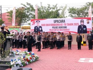 Hari Bhayangkara ke-79 di Bontang: Polres Kompak, Empat Polisi Raih Penghargaan Presiden