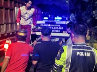 Jalan Poros Bontang–Samarinda Telan Korban, Truk Masih Diburu