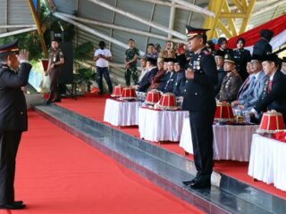 Peringatan Hari Bhayangkara ke-79 di Pangkep Dimeriahkan Pasar Murah dan Bansos