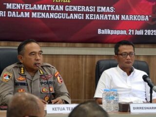 Kaltim Tidak Lagi Aman, Narkoba Masuk lewat Jalur Internasional