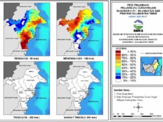 BMKG: Hujan Rendah hingga Menengah Bakal Guyur Kaltim pada Pertengahan Agustus