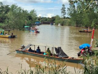 Ratusan Pemancing Ramaikan Lomba Mancing Udang HUT RI ke-80 di Sungai Sangatta