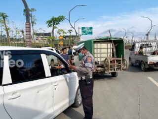 Razia Kendaraan di IKN Kaltim, 55 Pelanggar Kena Tilang