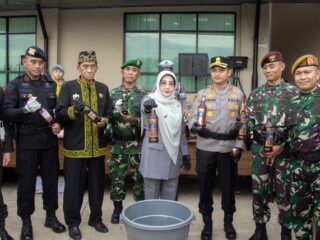 Polres Berau Sita Ribuan Botol Miras, Puluhan Motor Balap Liar Ditindak